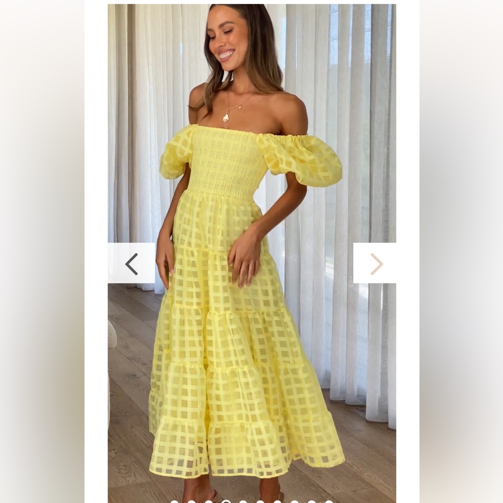 Billy J Demi dress in Yellow
Size: medium - Picture 3 of 3